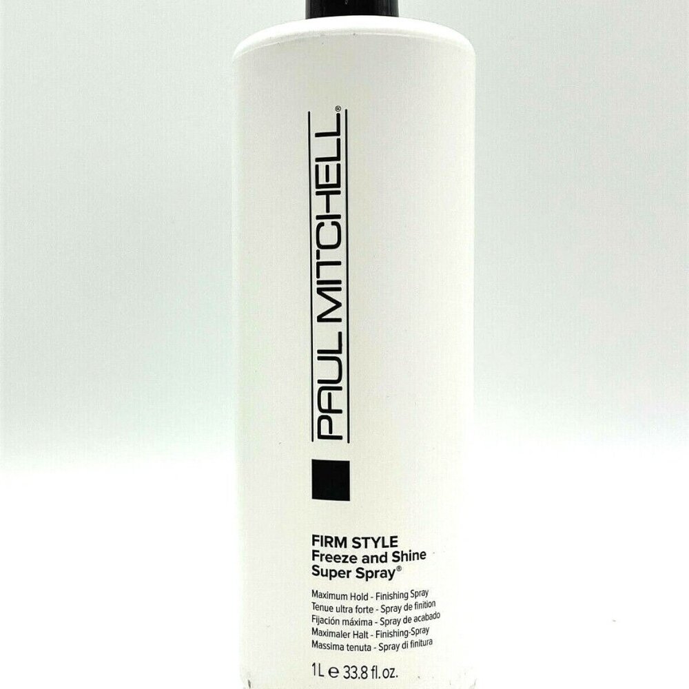Paul Mitchell Firm Style Freeze & Shine Super Spray Maximum Hold 33.8 oz